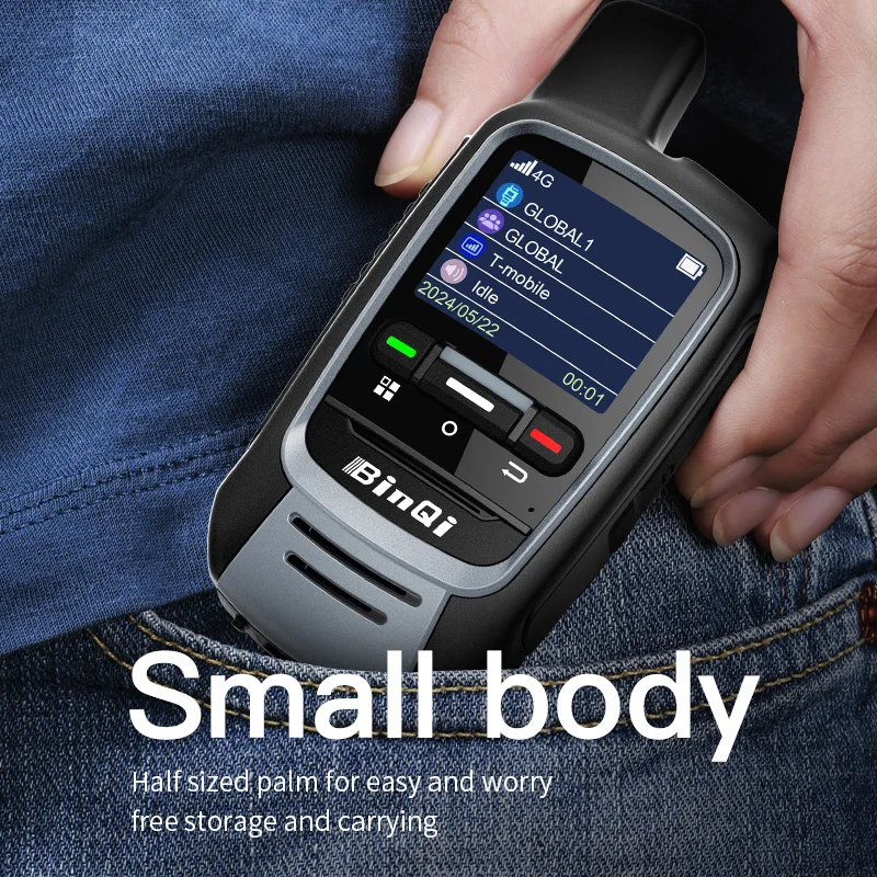 Binqi global PTT unlimited distance card fleet 5000 km 4G network single call group call scheduling POC walkie-talkie 4
