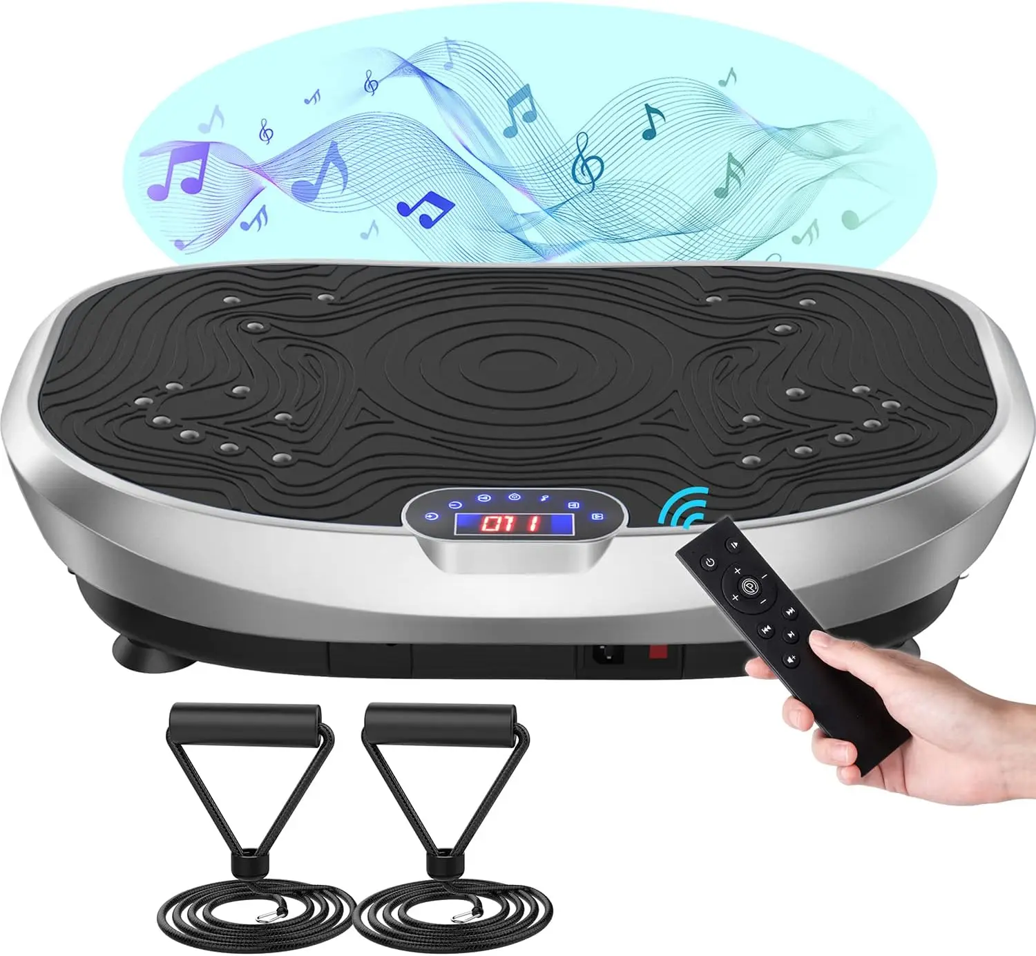 

Vibration Plate Exercise Machine Whole Body Workout Power Vibrate Fitness Platform Vibrating Machine Exercise Board