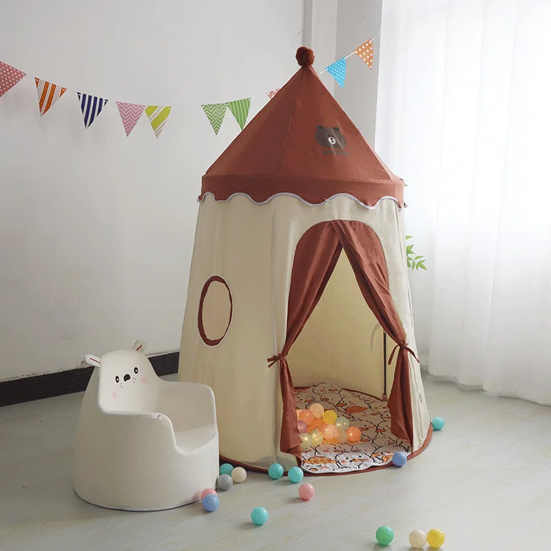 Yurt Theme Tent Baby Toys Funny Ocean Balls Pool Sport Toys for Kids Play Games House Indoor Children's Secret Base Playtent 4