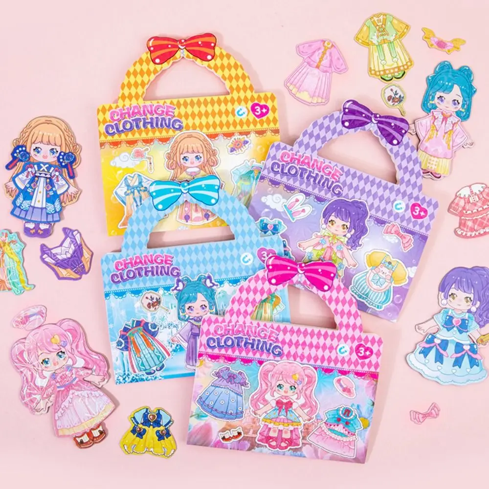 Cartoon Cartoon Sticker Book Three-Dimensional Paper Sticker Quiet Book Diy Cute Cartoon Quiet Book Color Cognitive