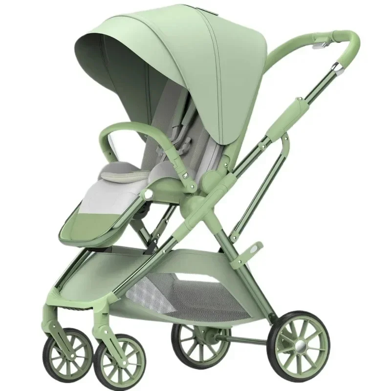 Portable Baby Stroller Baby Stroller Two-way Portable Baby Stroller Foldable Children's Four-wheel 0-3 Years Old
