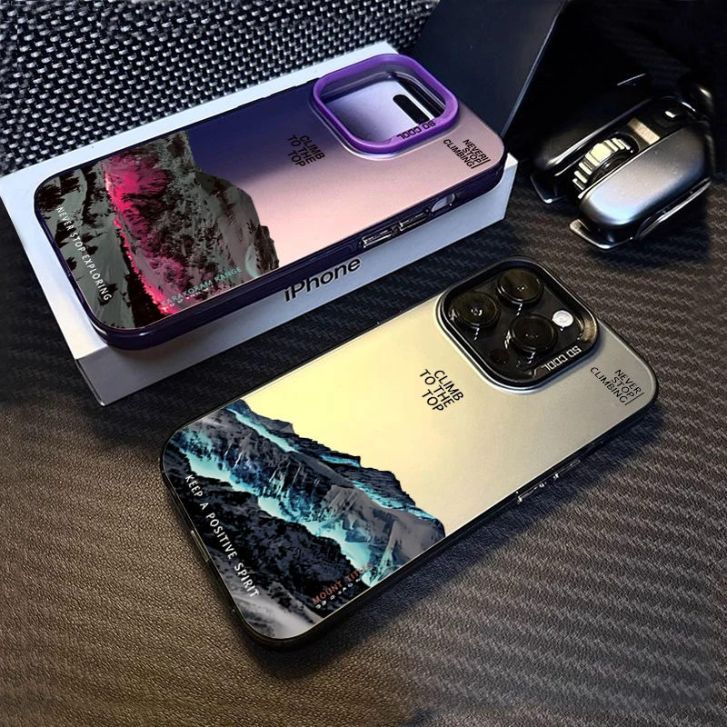Snow Mountain Silver Phone Case - Image 12