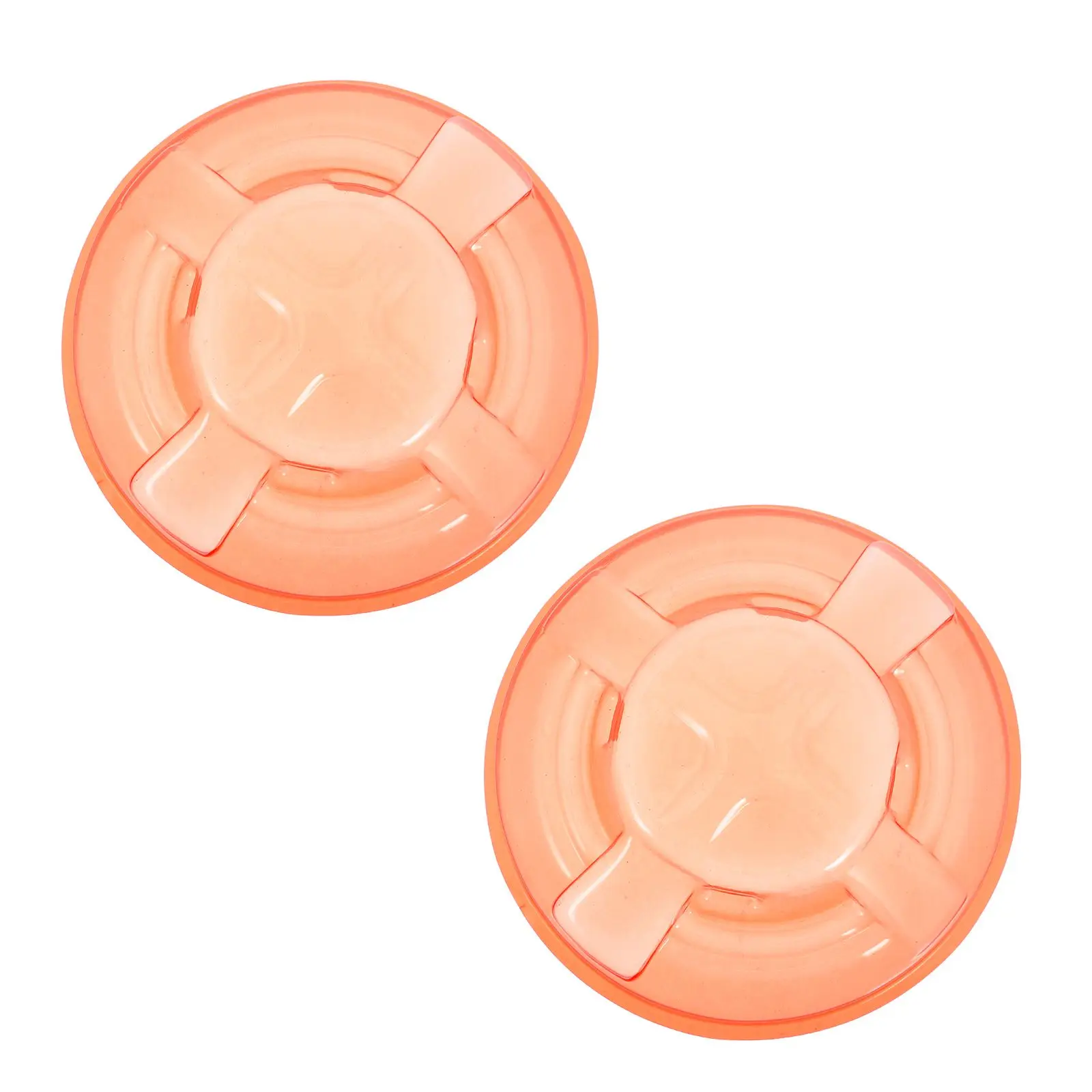 2pcs Smoke Protective Cover Durable Plastic Shield Commercial Smoke Paint Dust Cover For Alarm Machine Concealer