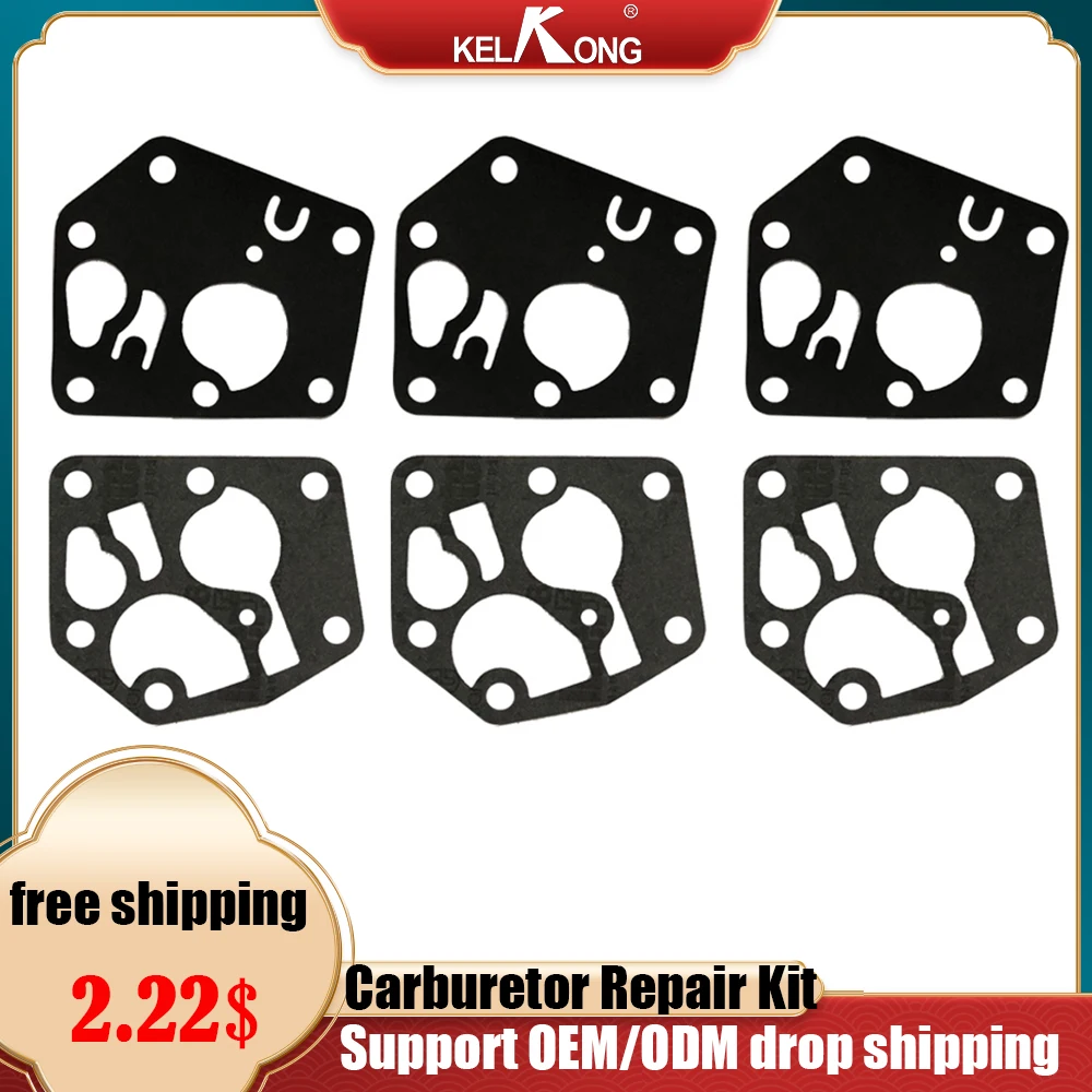 KELKONG3SetsCarburetorDiaphragmGasketKitForBriggsStratton