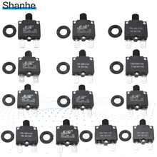  1PCS Circuit Breaker Current Overload Protector Switch 3A 4A 5A 7.5A 8A 10A 15A 20A 25A 30A 