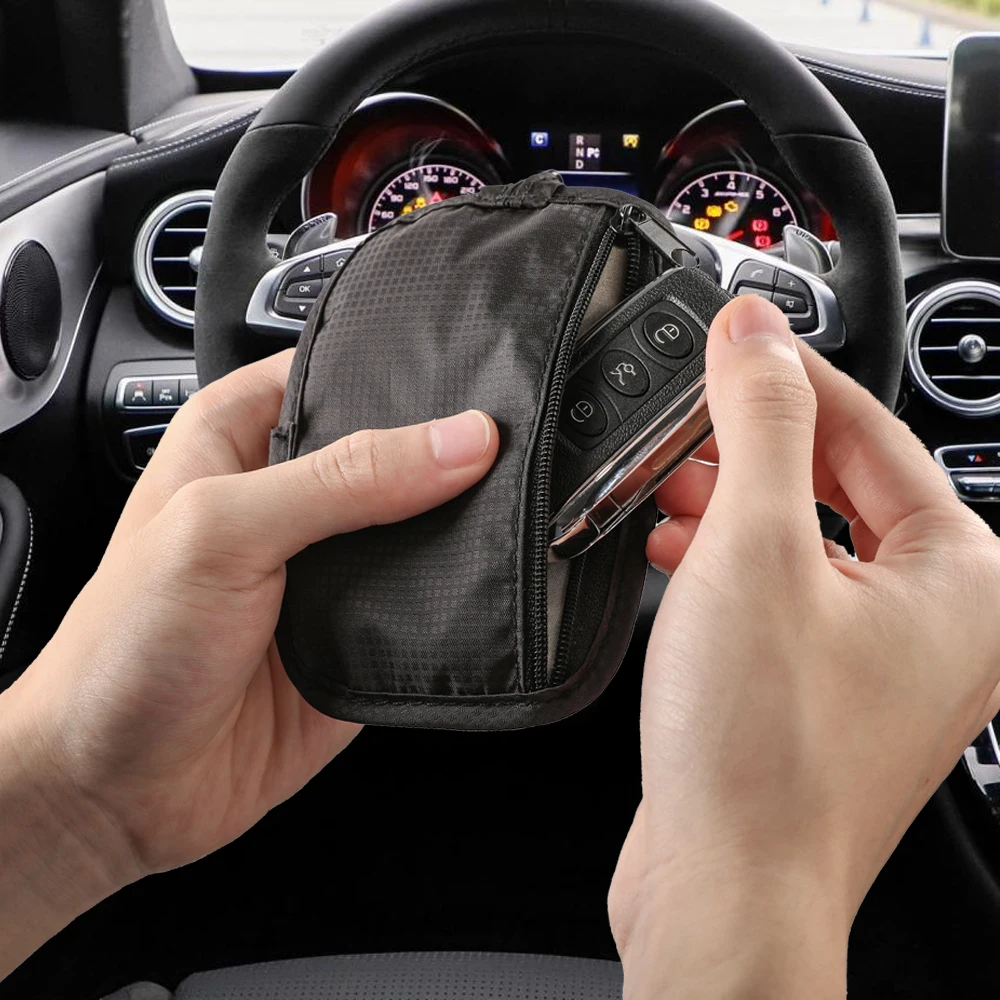 Secure RFID Blocking Wallet with Buckle Anti-Theft Travel Pouch