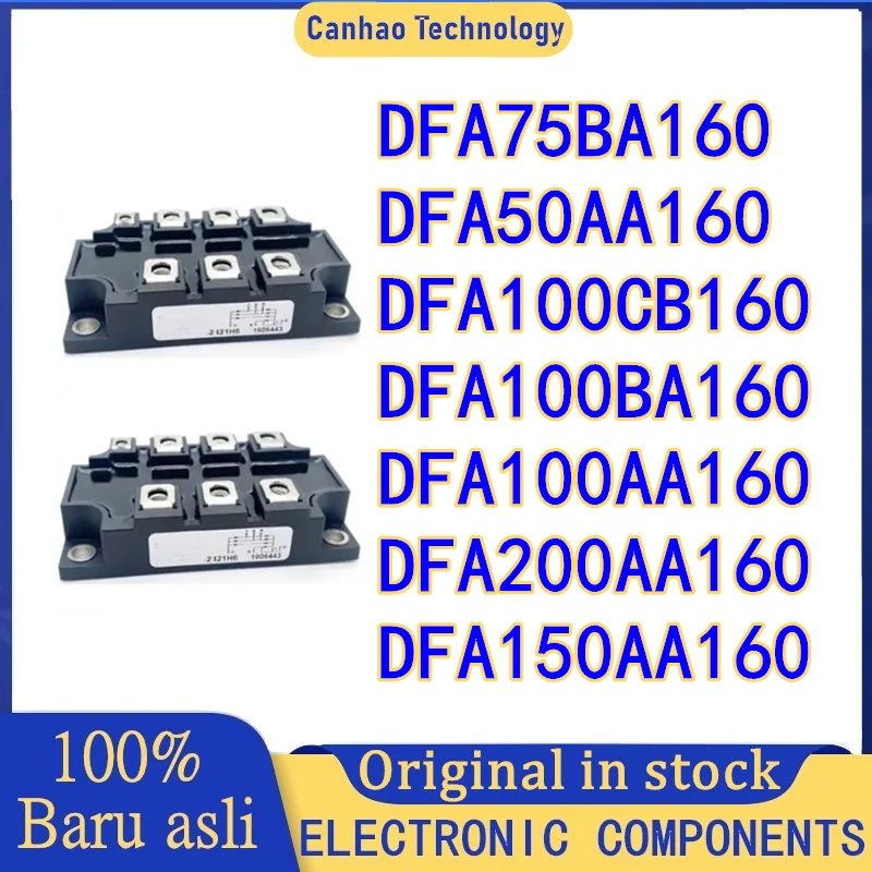 

Модуль DFA200AA160 DFA150AA160 DFA75BA160 DFA50AA160 DFA100CB160 DFA100BA160 DFA100AA160 IGBT новый и оригинальный модуль