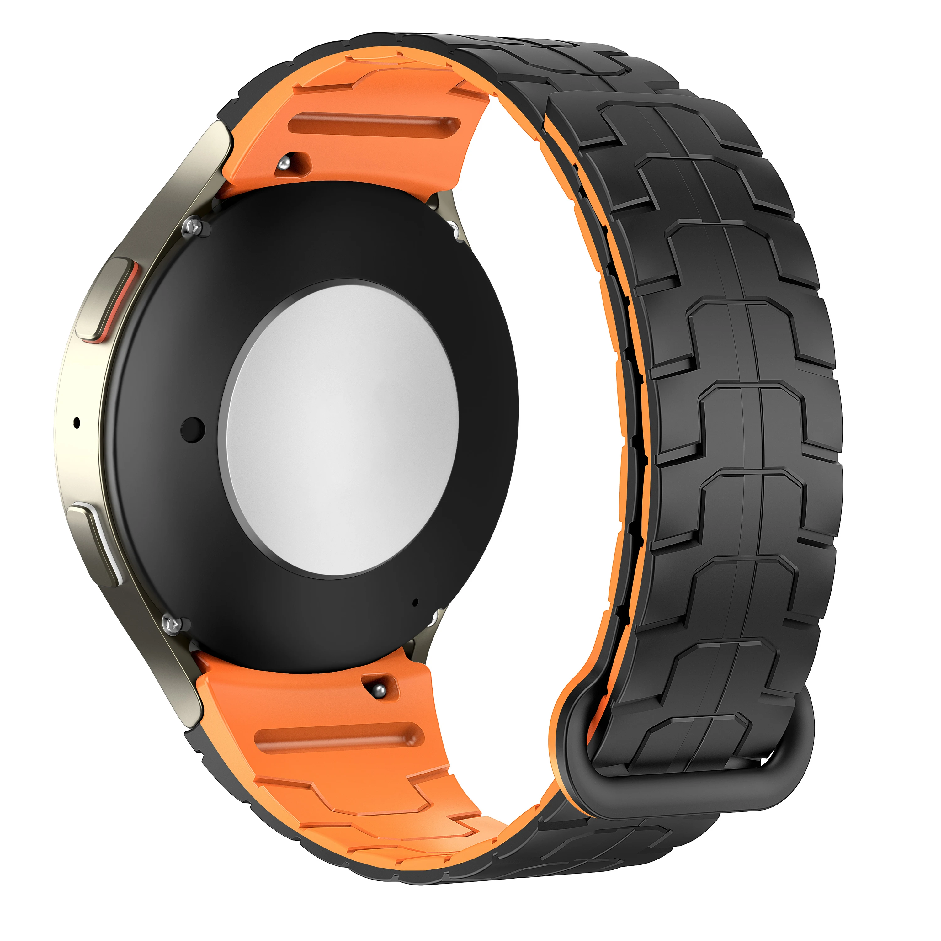Seamless Silicone Magnetic Watch Band Bracelet
