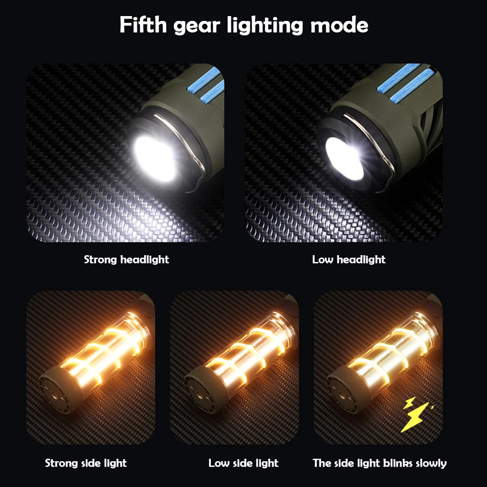 Portable Mosquito Repellent Light Tiny Repel LED Camping Lamp Tent Lantern Flashlight Magnet USB Charging With Triangle Bracket