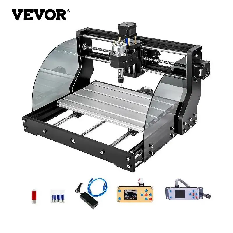 VEVOR 3018 Pro Cnc 10000 RPM 3 Axis GRBL Control Machine Laser Engraver Stainless Steel for