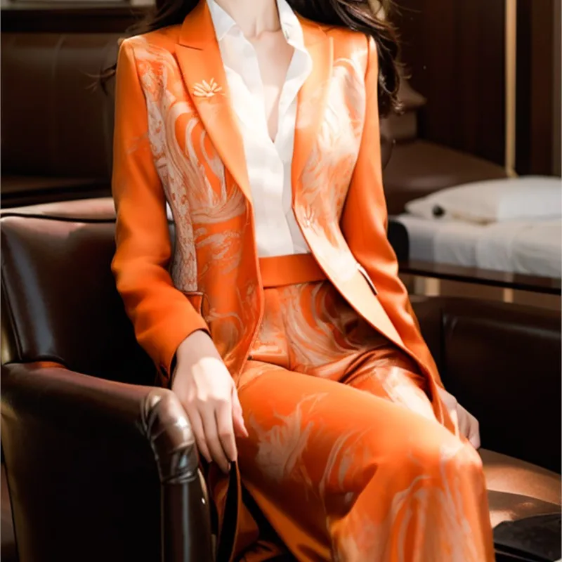 New Korean Style Slim-Fit Design Sense Niche Fashionable Suit Two-Piece