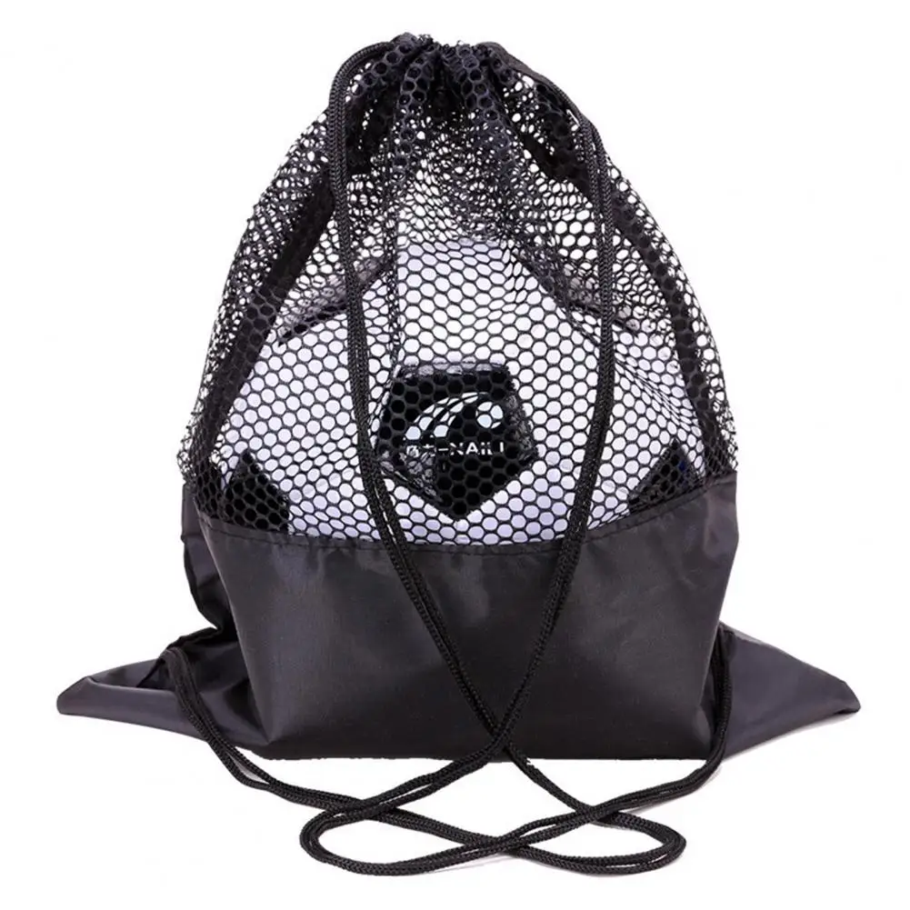 Sports Ball Storage Bag Sports Ball Bag Mesh Basketball Storage Bag Football Soccer Backpack Volleyball Ball Storage Bags Bundle Rope Sports Backpack