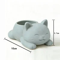 Cute Animal Succulent Planter, Garden Sculpture Pot, Creative 3D-Printed Gift for Nature Lovers, Suitable for Friends and Family 5