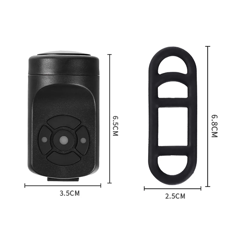 '자전거 전기 경적 블랙 ABS USB 충전식 자전거 사이클링 벨 스피커 링 자전거 액세서리 라우드 핸들바 알람 링'