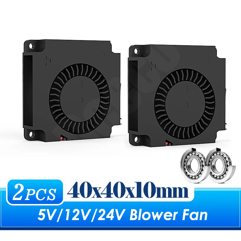 3D Printer Parts DC 5V 12V 24V Blower Fan 40x40x10mm 40mm Turbo Blower Cooling Fans for 3D Printer PC Laptop