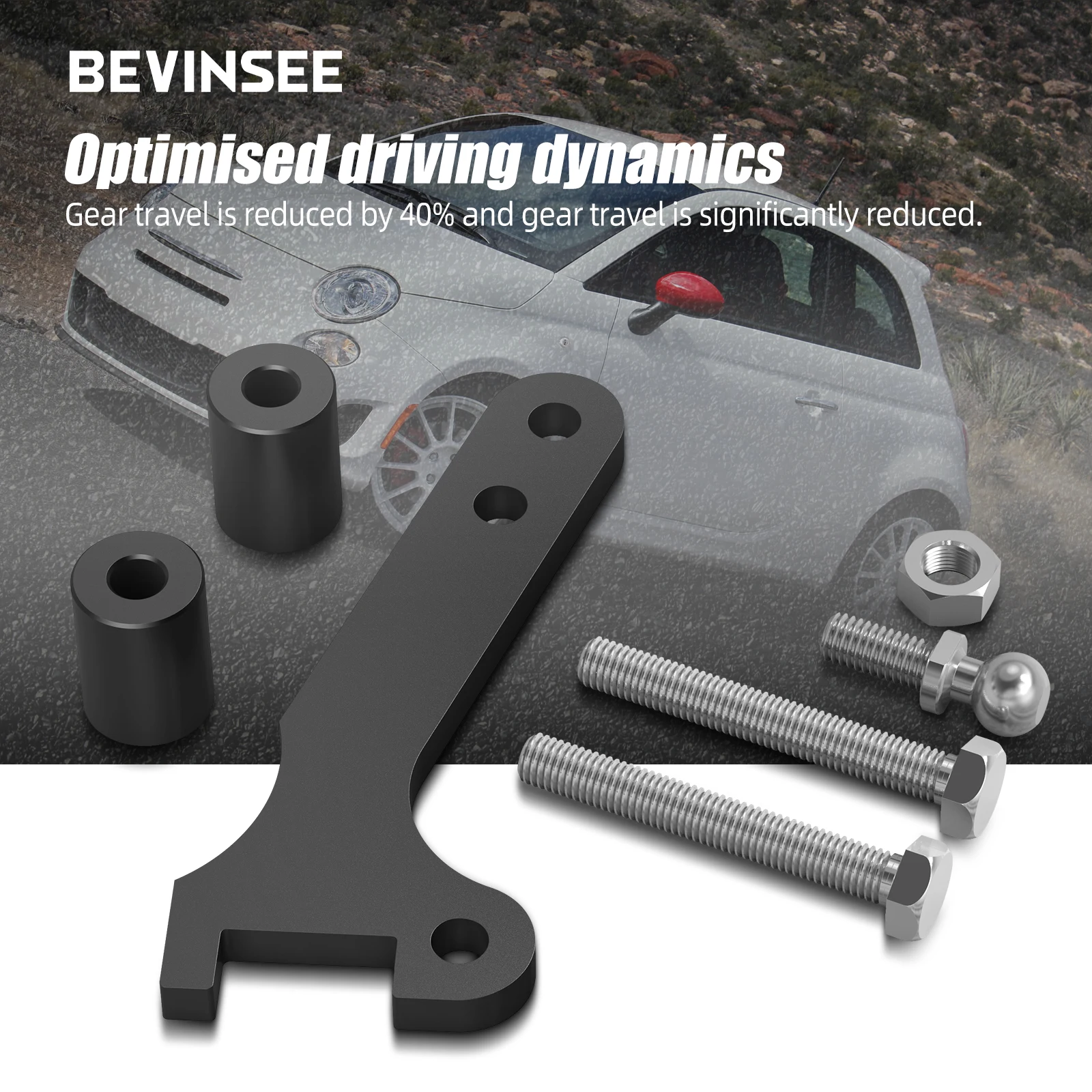 BEVINSEE クイックショートシフターキット Fiat 500 1.4T Punto