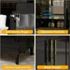 36" Bathroom Vanity with Sink Combo,Painted Bathroom Storage Cabinet with Cylindrical Feet, Mirror is NOT Included, Black 4