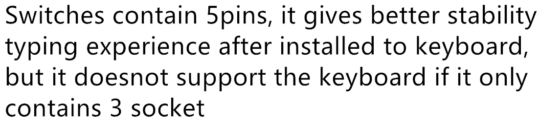 TTC Crescent Switch Mechanical Keyboard Linear Switches MX 5pin 42g HIFI for Gaming 13 S6652844ac2e74e1fa34e13970a950969w