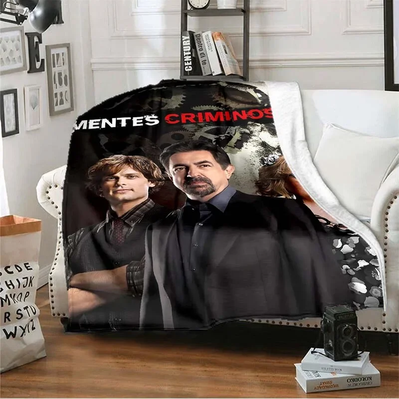 New Sofa Bed Blanket Soft Warm Criminal minds 3D Print Blanket Cover Fleece Throw Blanket Adult Children's blanket 4