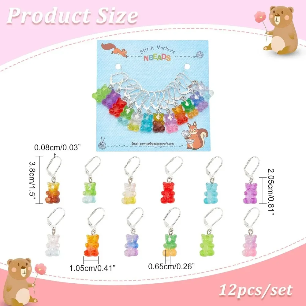 Crochet stitch markers 12 Pcs Food Stitch Markers
