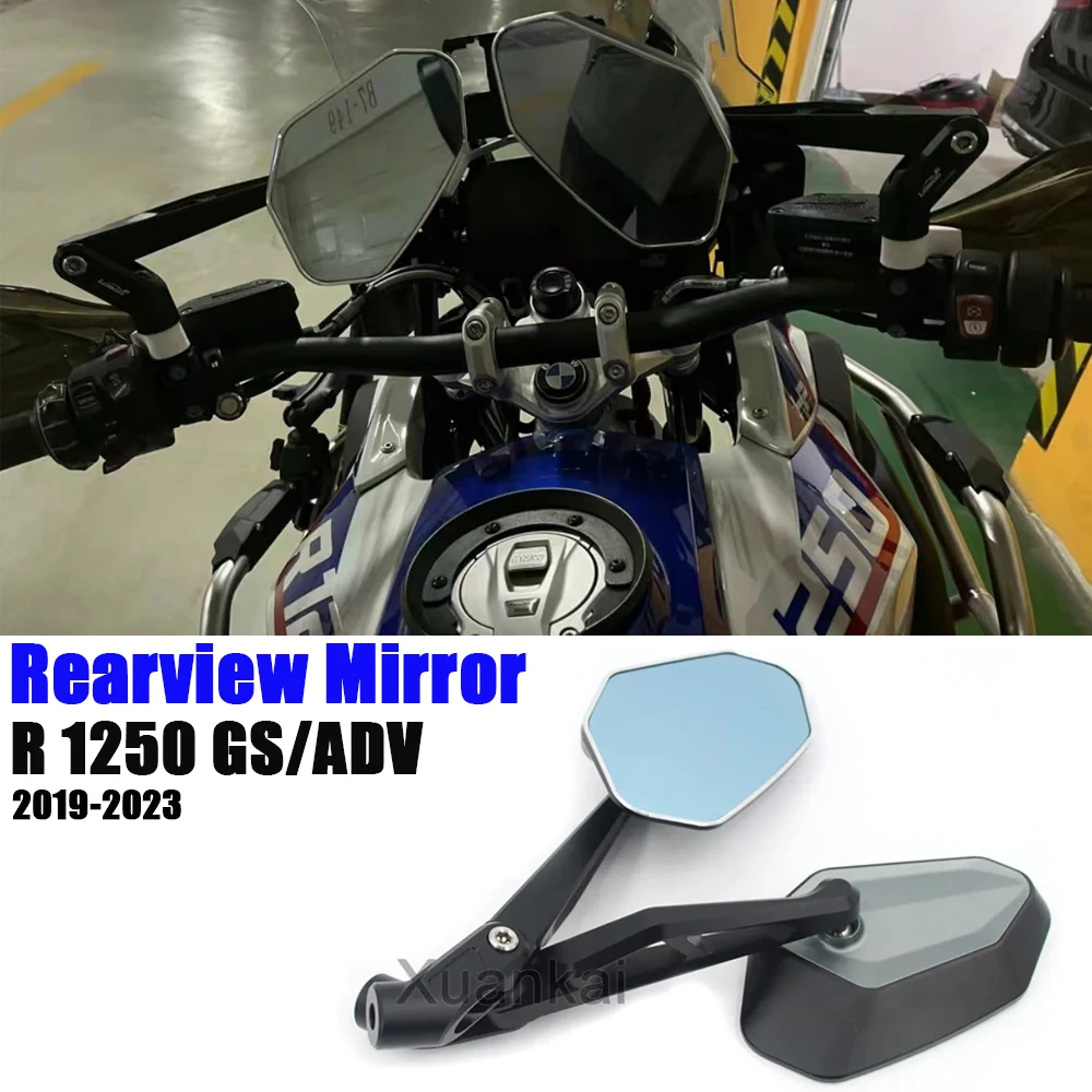 

Мотоциклетное зеркало заднего вида R1250ADV для BMW R 1250 GS R1250 GS ADV, складное боковое зеркало, алюминиевые вращающиеся зеркала 2019-