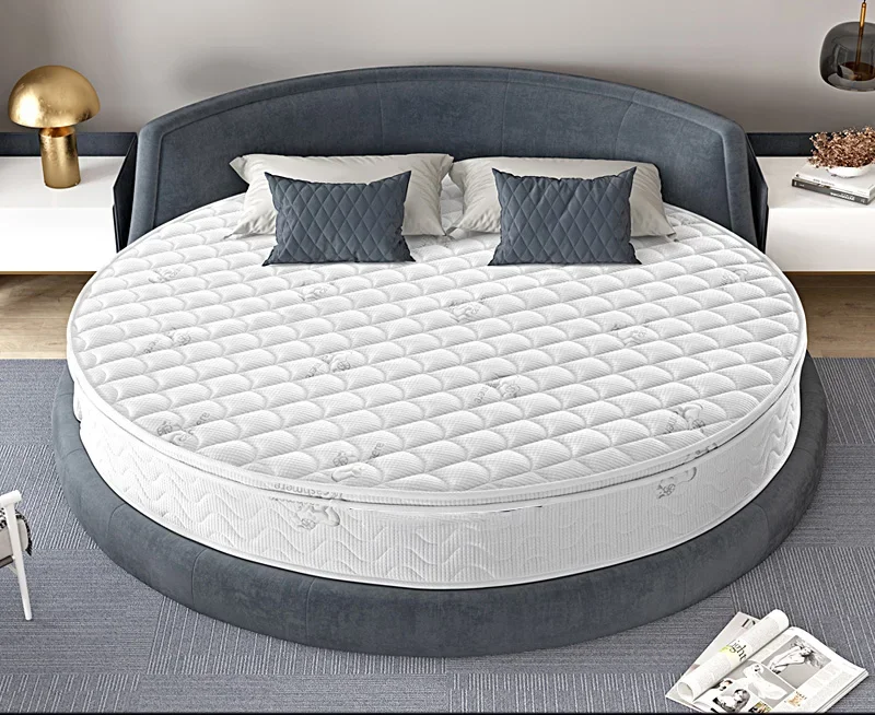 Best Sell on Amazon Comfort Elastic Five Star Premium Hotel Sleep Well Memory Foam Pocket Spring Round Bed Mattress