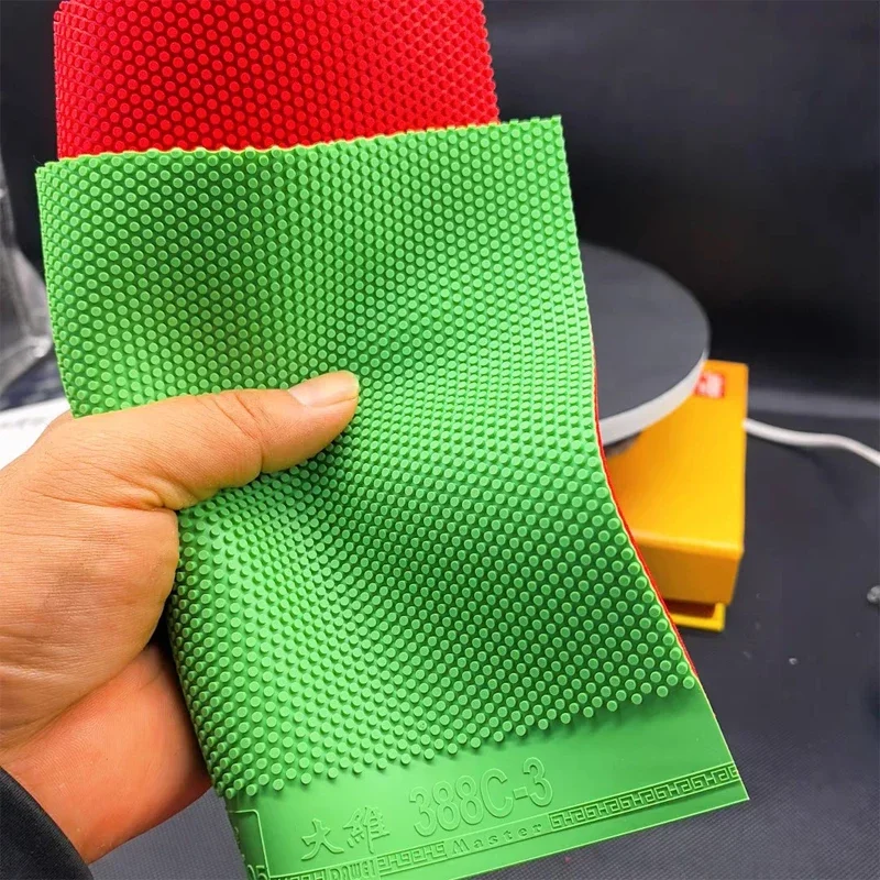 DAWEI 388C-3 Short Pimples OX Table Tennis Rubber Colorful ITTF Approved Ping Pong Ruuber without Sponge Table Tennis Cover