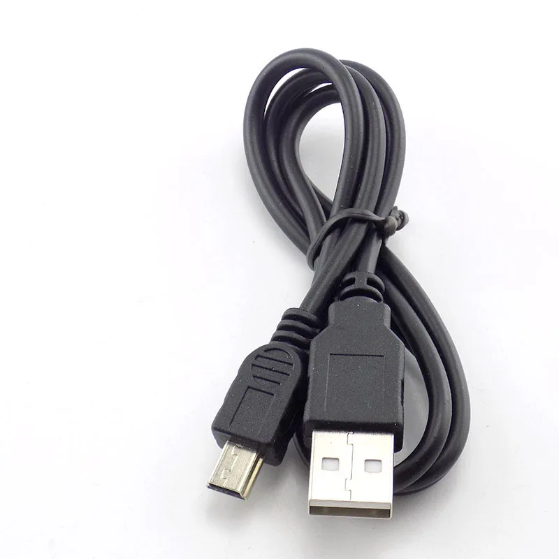USB2.0 Type A Male To Mini 5-Pin Type B Data Charge Connector Cable 480Mbp Sync Power Charging Extension Cable Splitter Resolver usb charging cable usb extension cable connector extension cable usb cable adapter conversion cable adapter