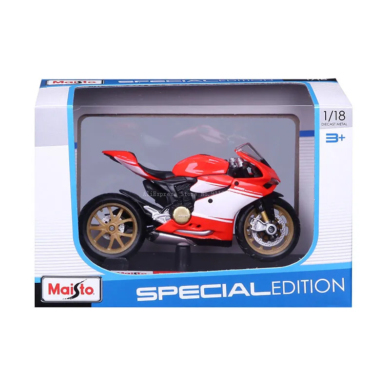 Maisto Ducati 1199 SUPERLEGGERA 1:18 Scale Alloy Motorcycle