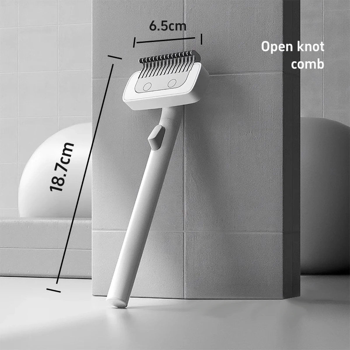 Efficient Pet Hair Removal Brush Designed For Cats Dogs The Stainless Steel Teeth Gently Remove Loose Hair Suitable For Any Pets 4