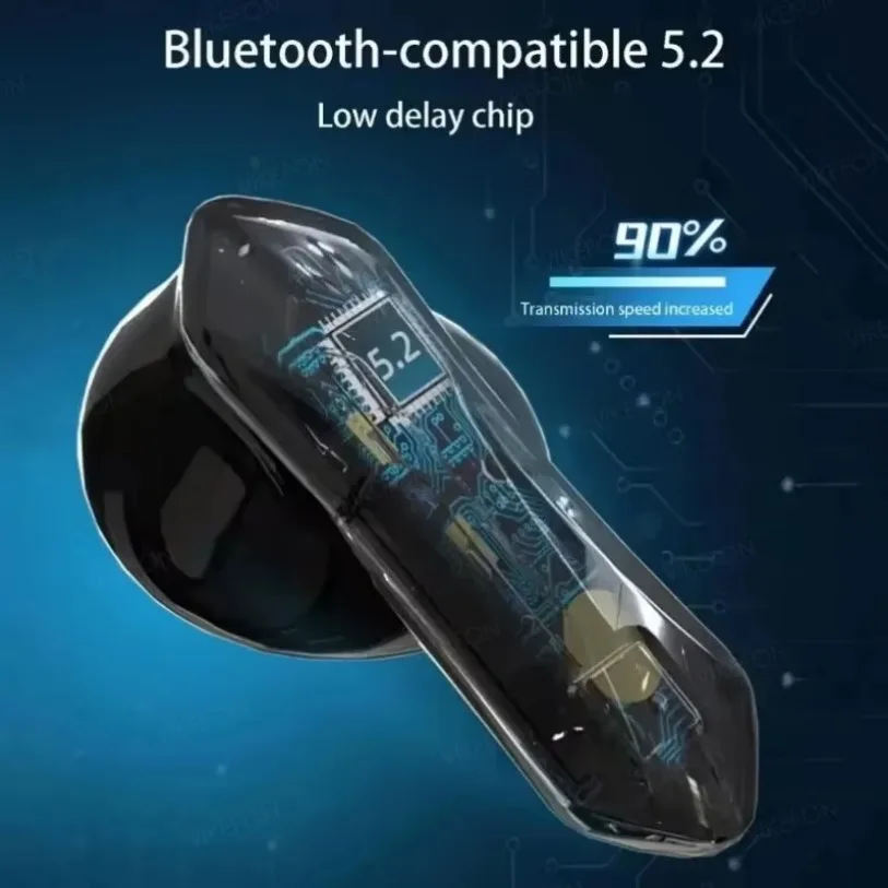 In-ear Wireless Bluetooth Earphones Long Battery Life Music Low Latency Gaming High Quality Waterproof Wireless TWS Headphones