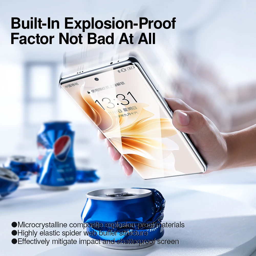 Enhanced Screen Protector with Full Glue Microcrystalline Soft Film