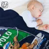 Digital Print P-Polos Bear Sofa Blankets for Winter Warm Knee Fleece Custom Bed Fluffy Soft Blanket King Size Microfiber Bedding 6