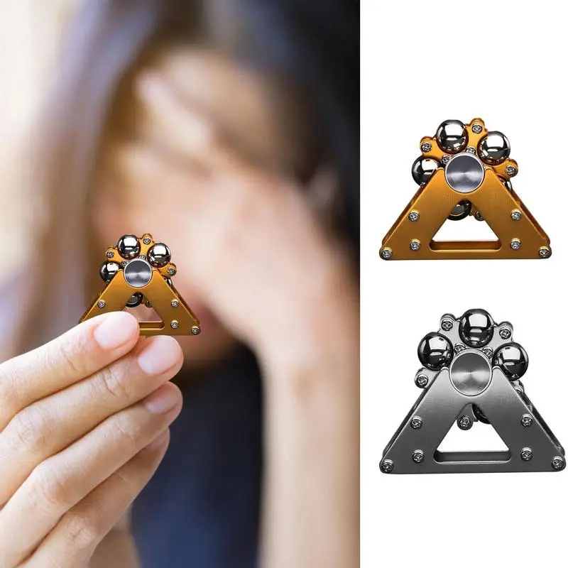 

Hand Spinner Steel Ball Ferris Wheel 2 Fingertip Adult Toys Five Bead Finger Gyro Decompression Toy For Children Adults