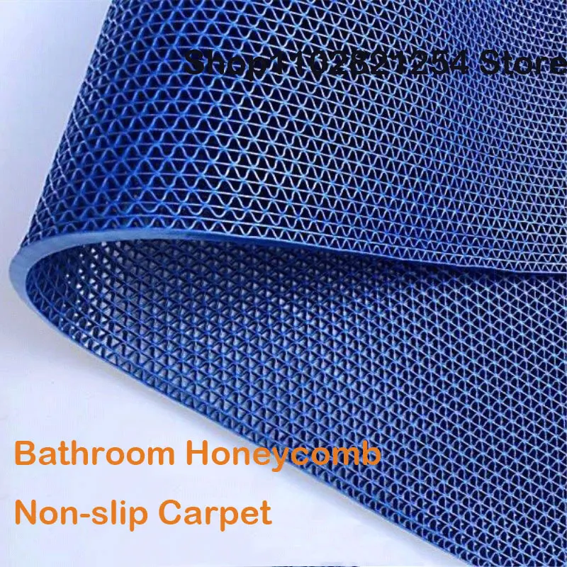 

New Bathroom Non-slip Mat Toilet Honeycomb Carpet Floor Mat Bathroom Hotel Home Shower Room Bathtub Bathroom Accessories Set