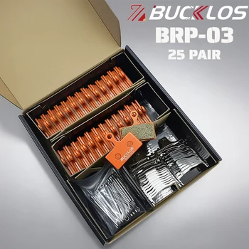 25 paia BUCKLOS pastiglie freno a disco bici per SHIMANO G01S G05S pastiglie freno idrauliche per bicicletta in ceramica in resina per pastiglia freno MTB M9000