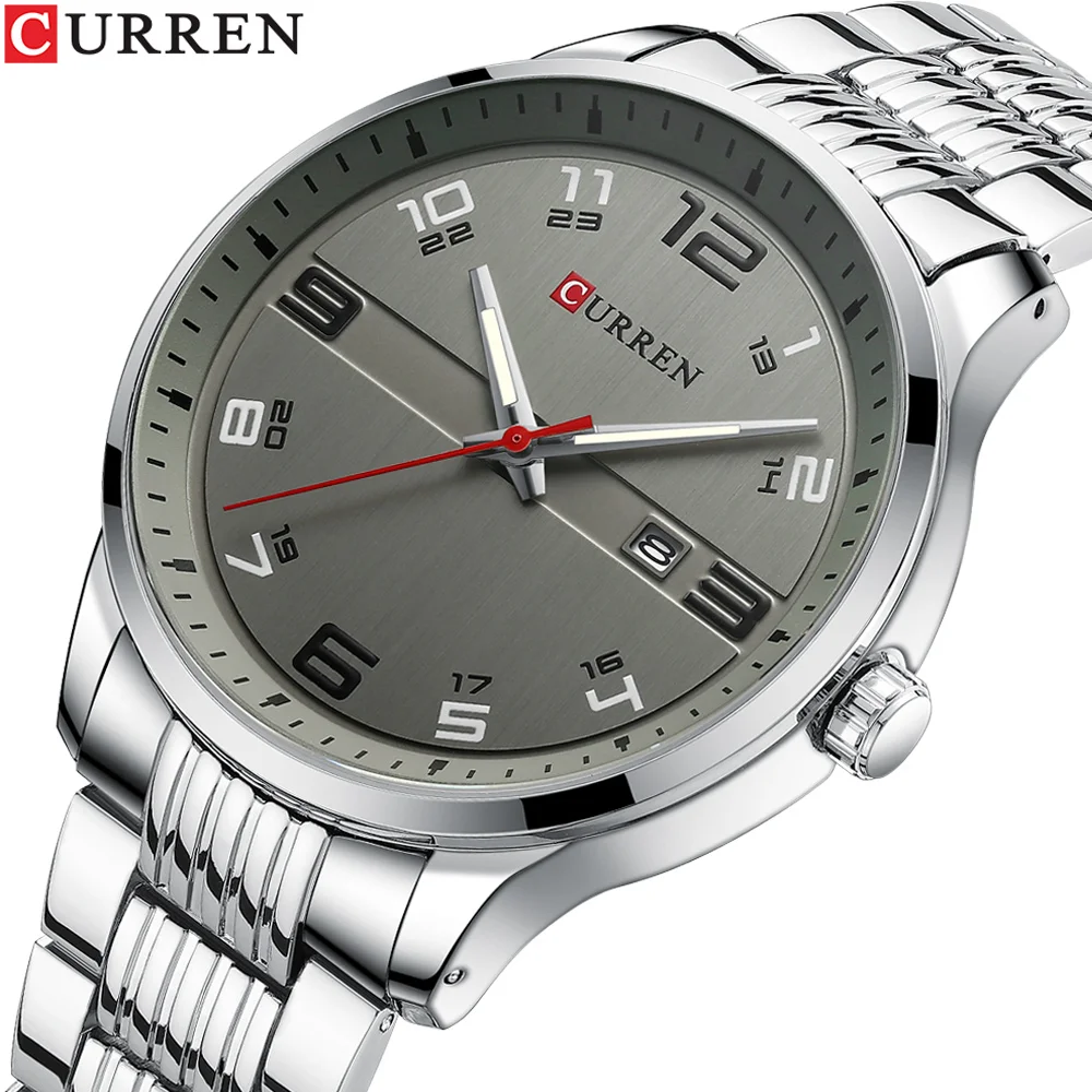 CURREN Reloj Quartz de Pulsera con Fecha Autom tica para Hombre Cron curren-reloj-quartz-de-pulsera-con-fecha-autom-tica-para-hombre-cron