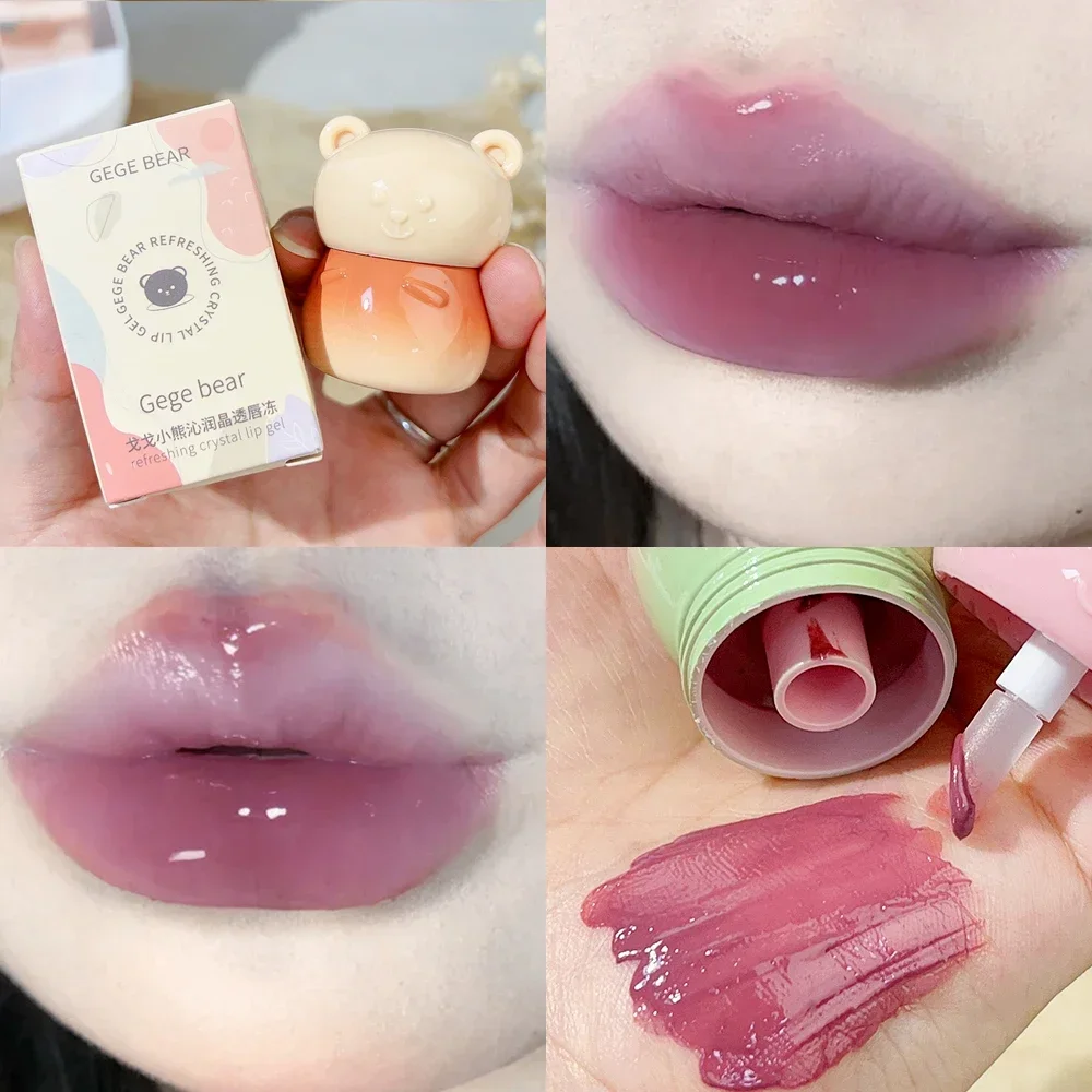 Specchio Acqua Viola Lucidalabbra Specchio Gelatina Leggera Idratante Rossetto Liquido Impermeabile Antiaderente Tazza Smalto Per Labbra Cosmetico Cor