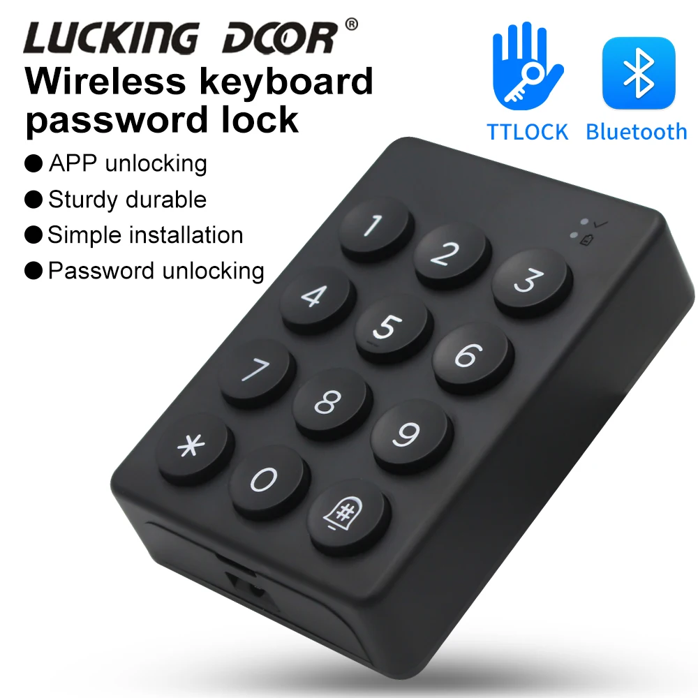 TTLOCK Bluetooth Smart Devices and Fingerprint Smart Door Locks TTLOCK App Wireless Digital Keypad Reader Door Opener Work With