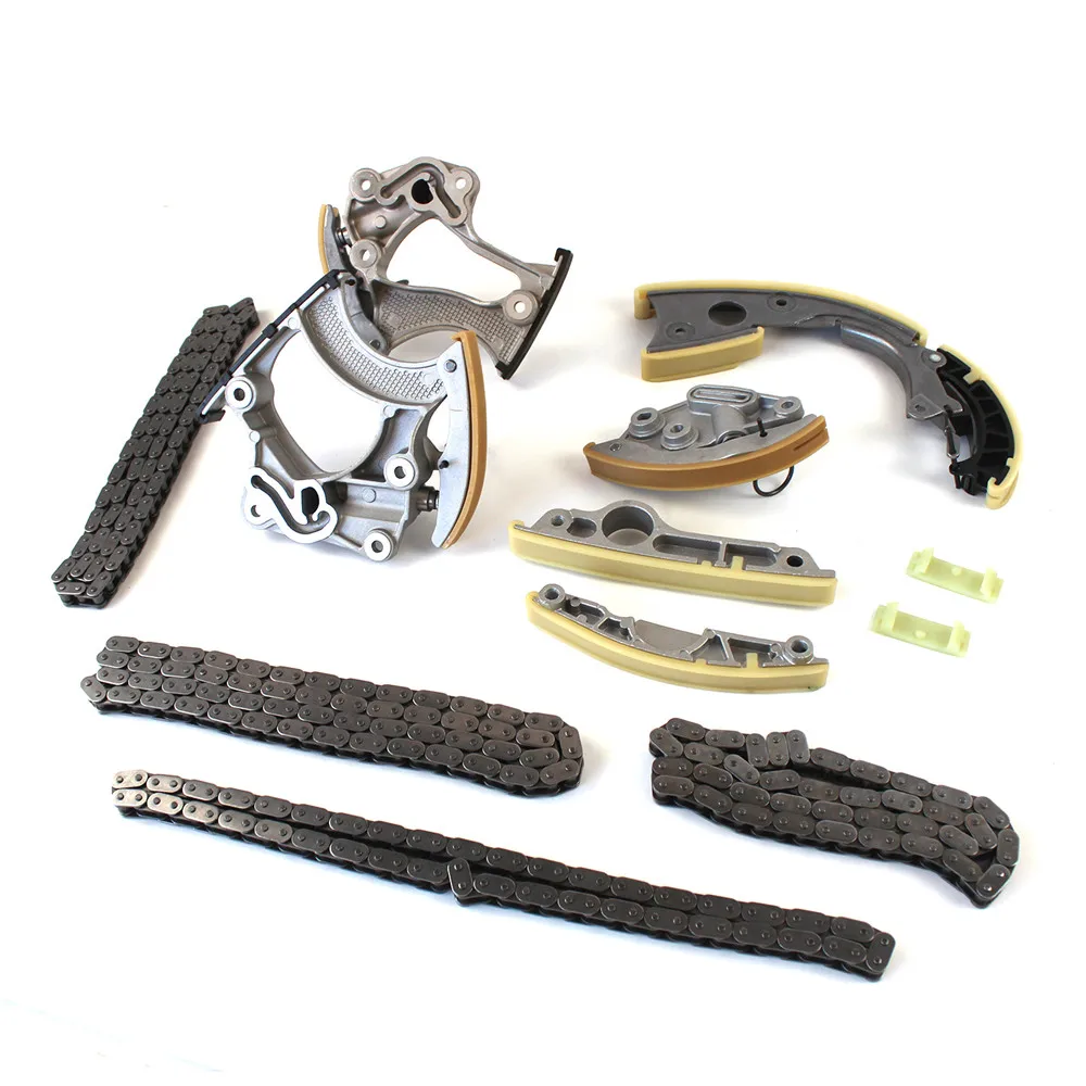 Фото Комплект цепи синхронизации 3,0 T 079109470 06E109217AH для VW Touareg Audi S4 A7 A8 Q5 Q7 CJTC CJTB CNAA CJWB CGEA CGFA CJTA CYJA №1