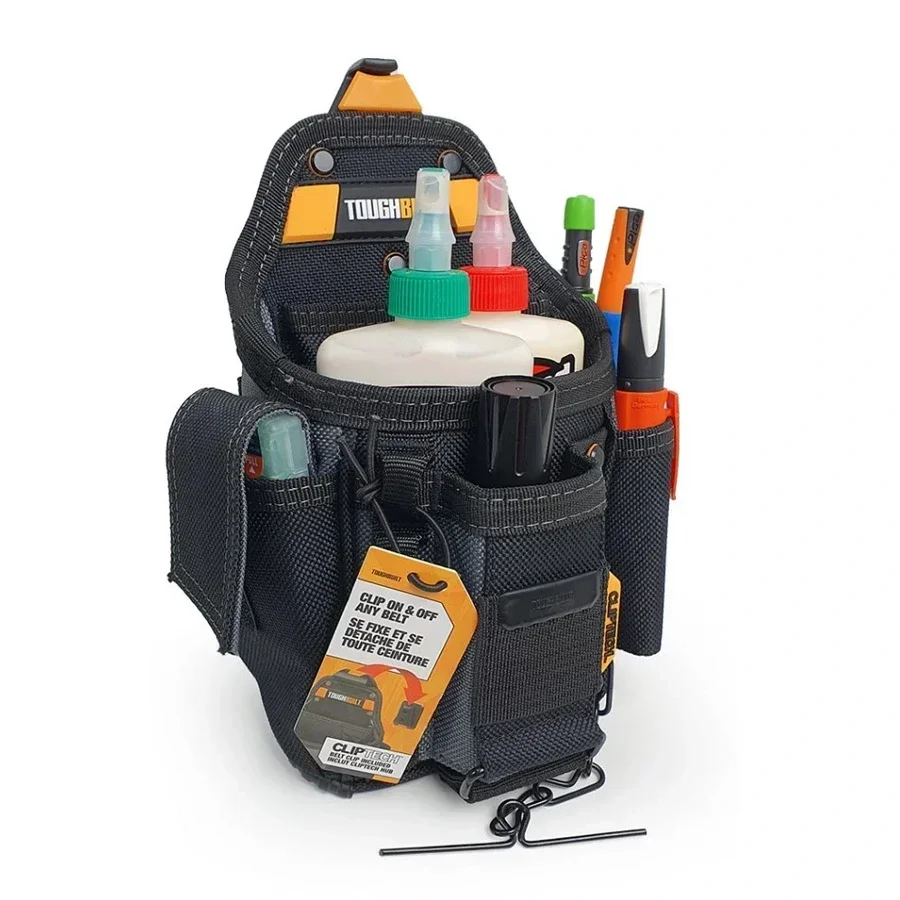 Electricians Pouch for Tool Belt 13 Pockets and Loops ToughBuilt TB-CT-34