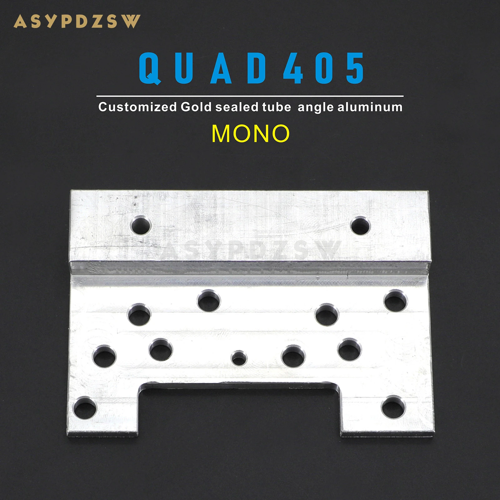 2Pcs Mono Quad405 Amplificatore Di Potenza Type-F Alluminio Angolo Quad 405 Dissipatore Di Calore Conduttivo Termico Speciale Personalizzato