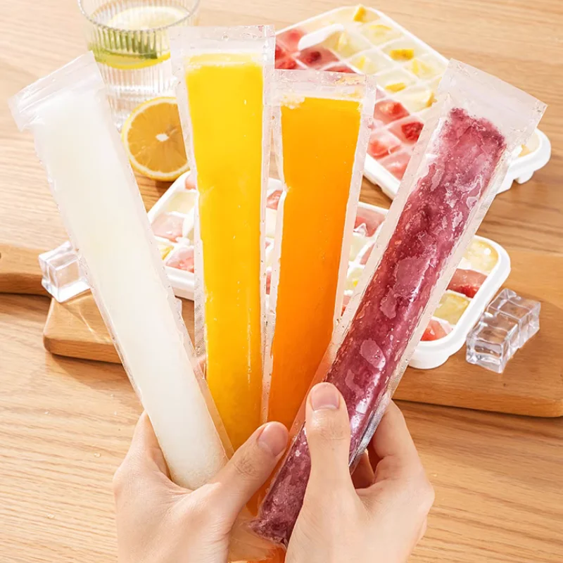 Ice Molds 100/20Pcs Disposable Popsicle Bags