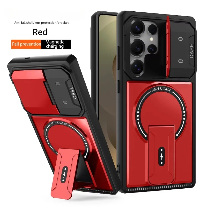 Magnetic Bracket Holder Phone Case with Universal Compatibility