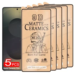 5 - Pack Matte Soft Ceramic Screen Protectors - Flexible & Durable Protection for 5pcs Matte Films (For Galaxy S26 Plus)