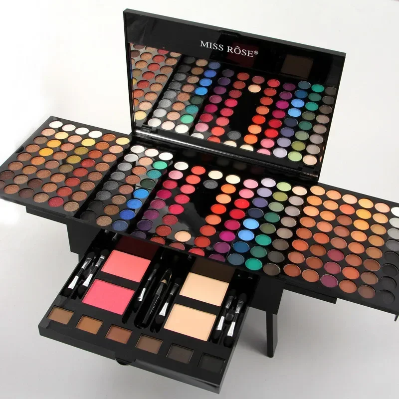 180 Colors Makeup Palette Gift Eyeshadow Powder Blush Lip Stick Cosmetics Kit Eye Primer Luminous Eye Shadow Palette Make Up Set eye makeup set makeup set makeup kit makeup gift box