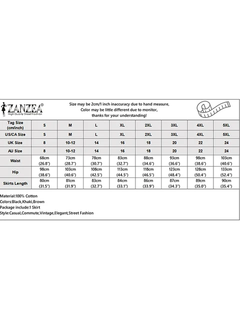 Saia midi ZANZEA: Elegância e conforto para o verão