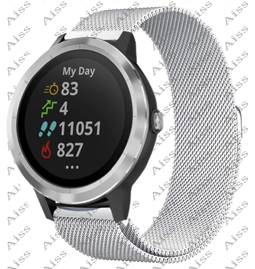 Milanese Loop Smartwatch Wristband Bracelet - 20mm/22mm Strap