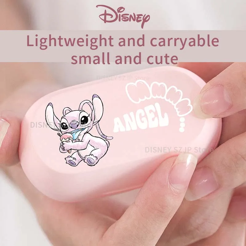 Disney Lilo & Stitch Angel 5.3 Fones de Ouvido sem Fio Bluetooth D29 Stereo hd Chamada Headconjunto Toque Inteligente Fone de Ouvido Longa Resistência - Image 3