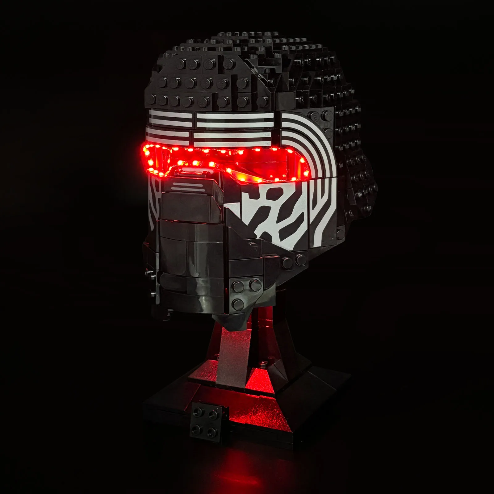 LYBMTWF LED 조명 키트 레고 75415 Kylo Ren과 호환 가능 ™   헬멧 빌딩 블록(모델 벽돌은 포함되지 않음)